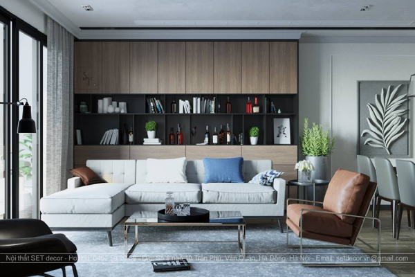 5+ Giải pháp thiết kế nội thất phòng khách nhà chung cư - Cho bạn không gian hoàn hảo 
